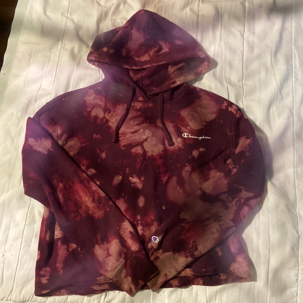 Champion crop top hoodie